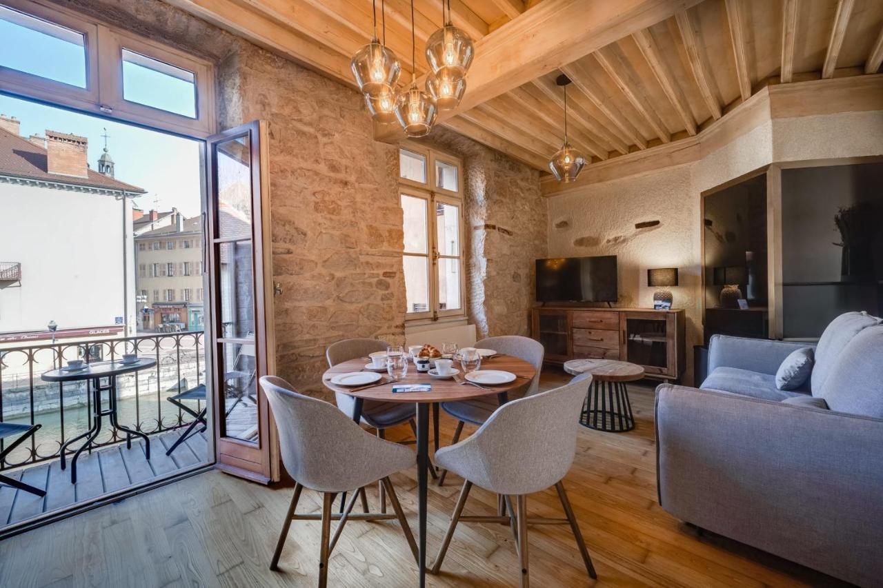 Le Balcon Perriere I - Charming Apartment With Direct View Of The Thiou Annecy Exterior foto